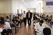 بازدید رئیس دانشکده پزشکی از روند برگزاری چهل و پنجمین دوره آزمون‌های ارتقاء دستیاران رشته‌های تخصصی بالینی پزشکی