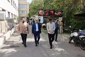 بازدید دکتر سورکی از گروه ایمنولوژی، بسیج دانشجویی و گروه اخلاق پزشکی دانشکده